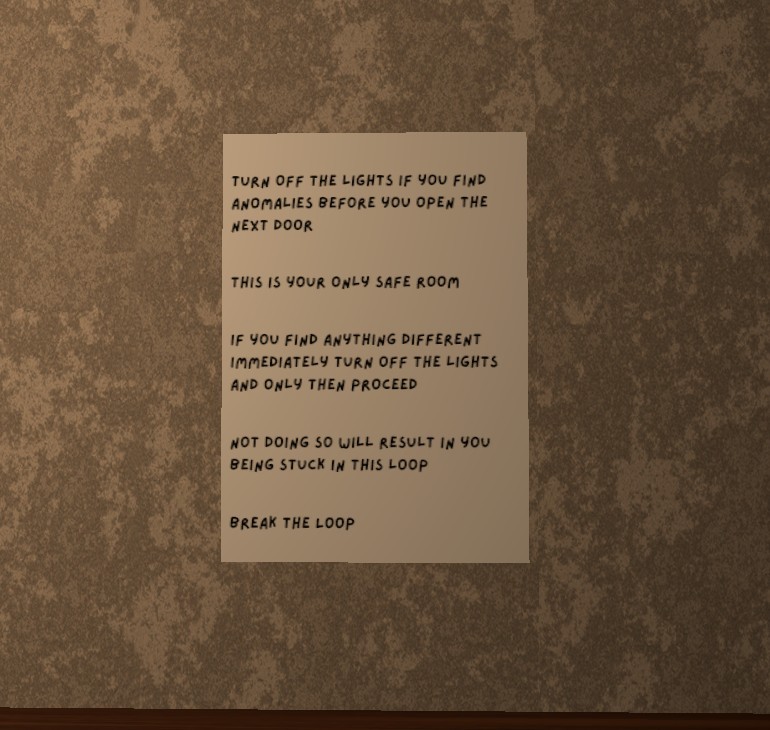 Hotel Null hallway sign
